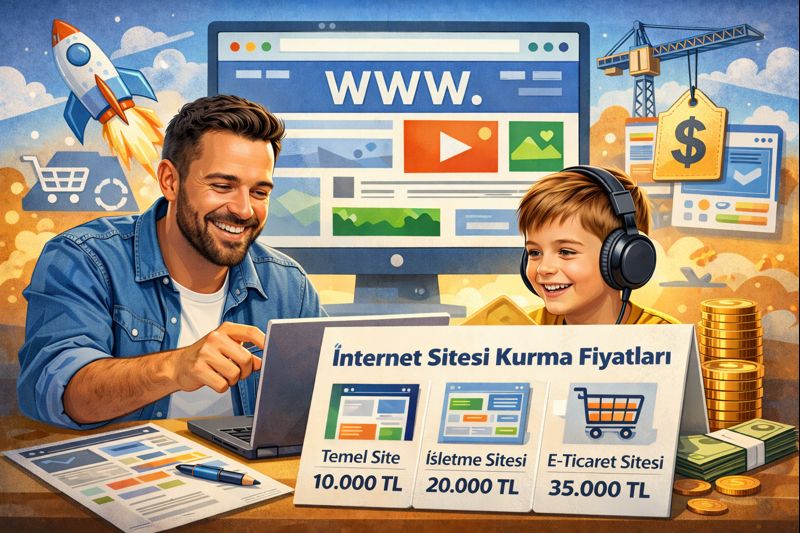 İnternet Sitesi Kurma Fiyatları